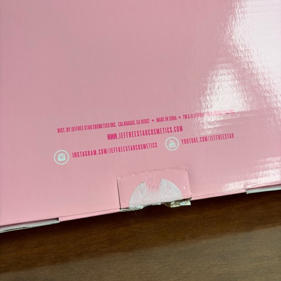 Jeffree Star White & Gold Glitter Hand Mirror - Picture 8 of 8